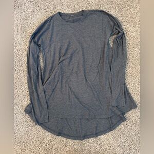 Lululemon Gray Longsleeve Shirt Size 6